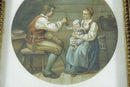 Miniature Antique Lithograph by Adolph Tidemand Printed by N.W.D. & S Norway c19