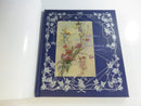 Opened Fairies book showing the illustrated title page, compiled by Elizabeth Ratisseau, opposite a moonlit fairy portrait.