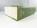 Front endpapers inside one volume, with faint pencil writing on the front pastedown or flyleaf.