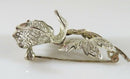 Artisan Filigree Orchid Flower Brooch Sterling Silver Germany Willi Nonnenmann