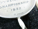 1932 Motorcycle Racing Medal Art Deco Solid Silver Scottish by Elkington & Co