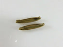 Matched Pair 10K Yellow Gold Beauty / Lingerie Pins Monogrammed “G” Edwardian