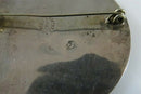 Retro Vintage Taxco Siesta Time Brooch Pendant Sterling Silver & Abalone Eagle 3