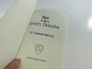 Title page for How to Be a Jewelry Detective by C. Jeanenne Bell, G.G., with the A.D. Publishing logo.