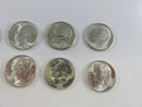 Lot of 10 US Roosevelt Silver Dimes 90% Silver Circulated Coins 90% silver coins circulated dimes US silver dimes