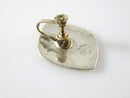Vintage Unmatched Man & Woman Abalone and Sterling Disc Taxco APO Single Silver Earring