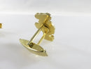 Vintage Enameled Leo the Lion Chef Cuff Link Set For Repair