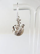 Nice Noah's Ark Elephant Giraffe & Bird Sterling Silver Dangling Earring Set