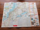 1973 American Northeastern United States Maps Universal Printing Map Art