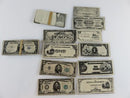 Miniature Reproduction 1.00 & 5.00, Japanese Peso and Italian Lire Paper Currency