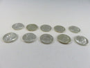 Lot of 10 US Roosevelt Silver Dimes 90% Silver Mixed Circulation 90% silver coins US silver dimes silver coin lot