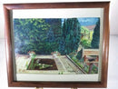 Ian's Garden at Farncombe Godalming Surrey England Oil on Canvas June 1995 Nell