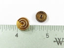 Vintage 10K Gold “CCC Triple C” Logo Screw-Back Pin Device, 1.9g
