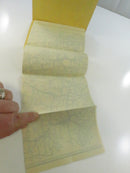 1927 Rand McNally New England Auto Road Map Liberty Magazine Auto Dept Folding Pocket Map in Cardstock Sleeve USA