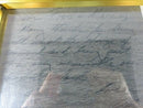 USS Biddle 8x10 Framed Photograph With Note on Change of Command Ceremony