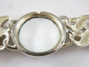 Charles Krypell Sterling Toggle Bracelet in Silver with Porcelain Plaque insert