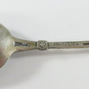 Vintage 800 Silver Spoon Hand Painted Enamel Bordeaux Grand Theatre Signed SM
