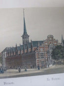 Borsen | La Bourse Heinrich Hansen Color Lithograph I W Tegner & Kittendorff