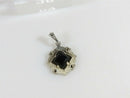 Sterling Silver Onyx Marcasite Accented Dangle Earrings With Matched Pendant