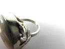 Japanese Satsuma Deity God of Fortune Hand Painted Button Ring Sterling
