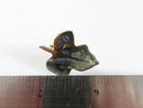 Vintage Unmatched Small Abalone Inlaid Maple Leaf sterling Taxco Single Silver Earring