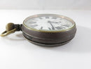 Antique Salesman Sample Acier Garanti Swiss Made Gunmetal Open Faced Pocket Watc