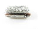 Lovely 1900 Foilate Match Safe Vesta Joseph Gloster UK Sterling Pocket Watch FOB