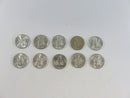 Lot of 10 US Roosevelt Silver Dimes 90% Silver Mixed Circulation 90% silver coins US silver dimes silver coin lot