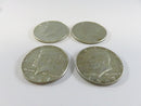 1967 Kennedy Half Dollars Lot of 4 40% Silver Coins Kennedy half dollar lot 1967 silver coins circulated Kennedy coins