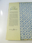 Inside front dust-jacket flap with $4.95 price, book description, and blue-and-white patterned endpaper.