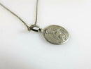 800 Silver Jesus Pendant 13 1/2" 925 Cable Chain Gori & Zucchi Italy