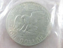 1971 S Eisenhower Silver Dollar with Envelop Ungraded Blemished Reverse