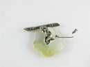 Antique Chinese Export Figural Floral MOP Sterling Good Luck Cuff Links