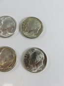 Lot of 10 US Roosevelt Silver Dimes 90% Silver Various Mint Marks 90% silver dimes US silver coins Roosevelt dimes lot