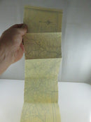 1927 Rand McNally Montreal Auto Road Map Liberty Magazine Auto Dept Folding Pocket Map Cardstock Sleeve United States