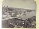City Scape View of the Canton de Zurich Switzerland c1869 Photograph Adolphe Bra
