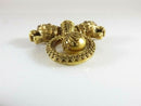 Victorian Archaeological Revival Double Griffin Brooch in Gold with Ruby Eyes