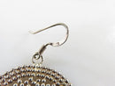 Designer Quality Sterling Silver Ball Necklace & Ball Mesh Pendant and Earring S