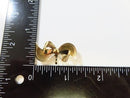 Vintage Mid Century A&Z Gold Filled Ribbon Form Watch Brooch