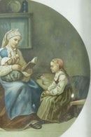 Miniature Antique Lithograph by Adolph Tidemand Printed by N.W.D. & S Norway c19