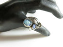 Lovely Opal Doublet Sterling Silver Native American Style Statement Ring Sz 7.25