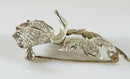 Artisan Filigree Orchid Flower Brooch Sterling Silver Germany Willi Nonnenmann