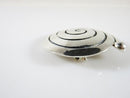 Carmen Beckmann Mexico Sterling Modernist Brooch in a Spiral Design