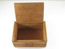 Honduras. C. A. Wood Jewelry Trinket Box With Village Scene and Flowers