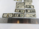Miniature Reproduction 1.00 & 5.00, Japanese Peso and Italian Lire Paper Currency
