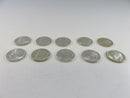 Group of 10 US Roosevelt Silver Dimes 90% Silver Lot 8 90% silver coins US silver dimes Roosevelt dimes lot used