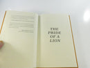Half-title page for The Pride of a Lion opposite a page of endorsement quotations.