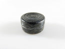 Antique Miniature Powder Box with Original Puff Victorian Sterling Silver