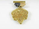 Vintage Greek Hermes Medal Dieges Clust Director Medal Gold Gilded