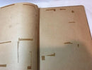1940's "My Scrap Book" 10"x12" Leather Wrapped Spine Faux Wood Covers